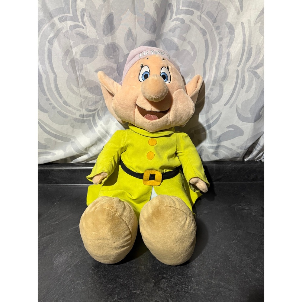 Disney Store DOPEY, Large 25" Plush, Snow White Seven Dwarfs Stuffed‎ Jumbo VTG